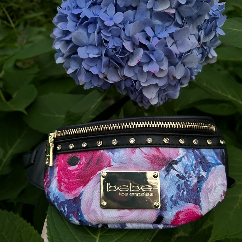Bebe Floral Fanny Pack/Belt Bag NWT